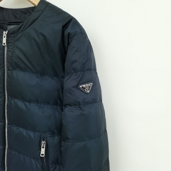 プラダスポーツ PRADA SPORT 2013 ナイロン ノーカラー ダウン 