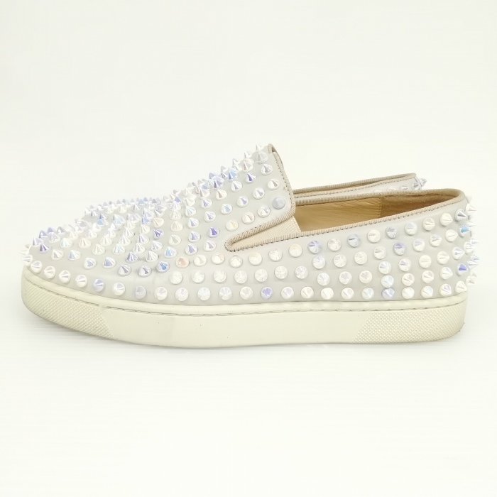 Christian Louboutin スパイクスリッポン 37.5 Christian Louboutin(クリスチャンルブタン) スリッポン(レディース