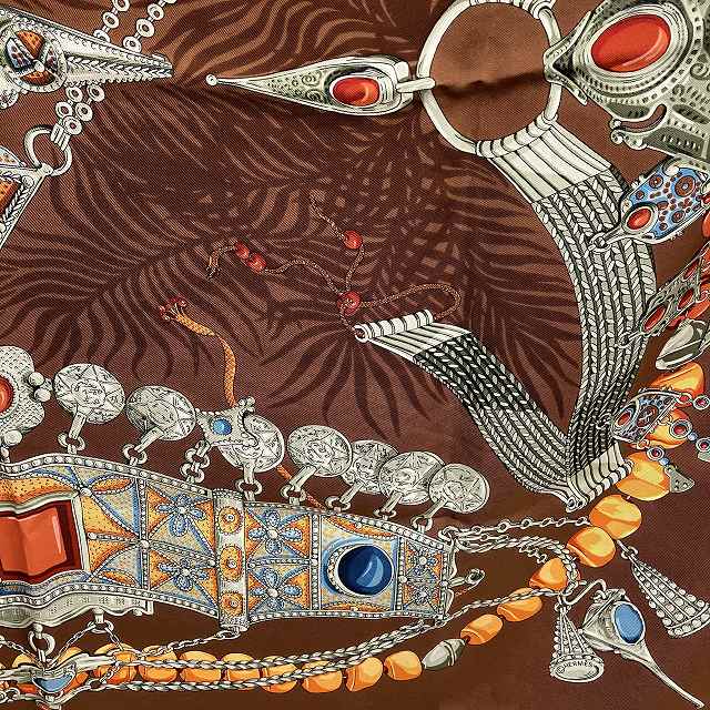 エルメス HERMES 美品 22AW カレジェアン カレ140 Harnais de Cour