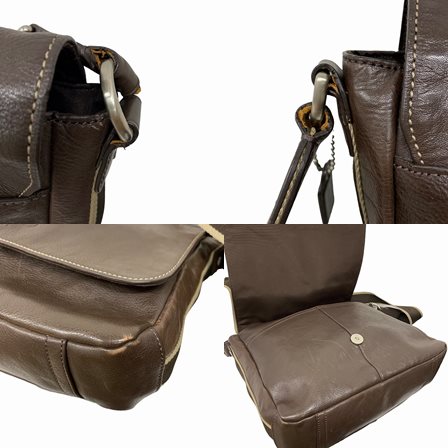COACH　コーチ メッセンジャーバッグ　F70555　ブラウン COACHコーチ メッセンジャーバッグF70555ブラウン