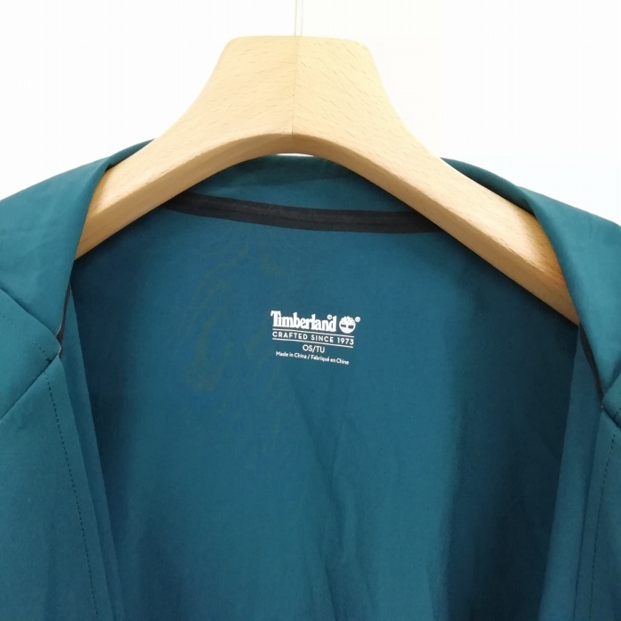 新品】Timberland ティンバーランド ポンチョ レインコート 青緑