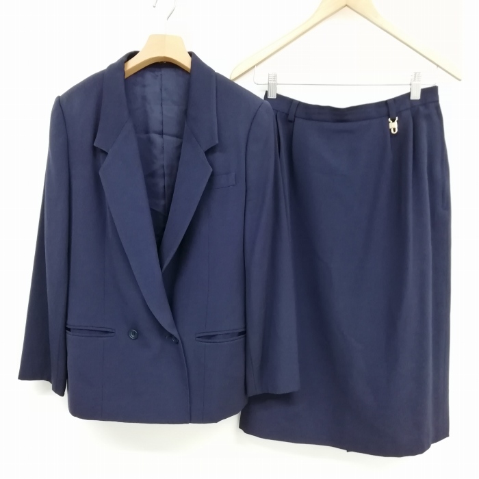 ダックス DAKS スカート スーツ セットアップ ダブル ジャケット  