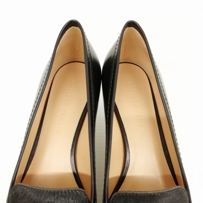 ボッテガヴェネタ BOTTEGA VENETA 美品 マダムパンプス ハラコ