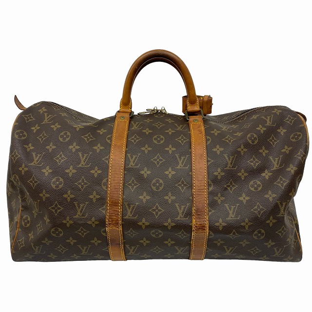ルイヴィトン LOUIS VUITTON モノグラム キーポル50 ボストンバッグ 
