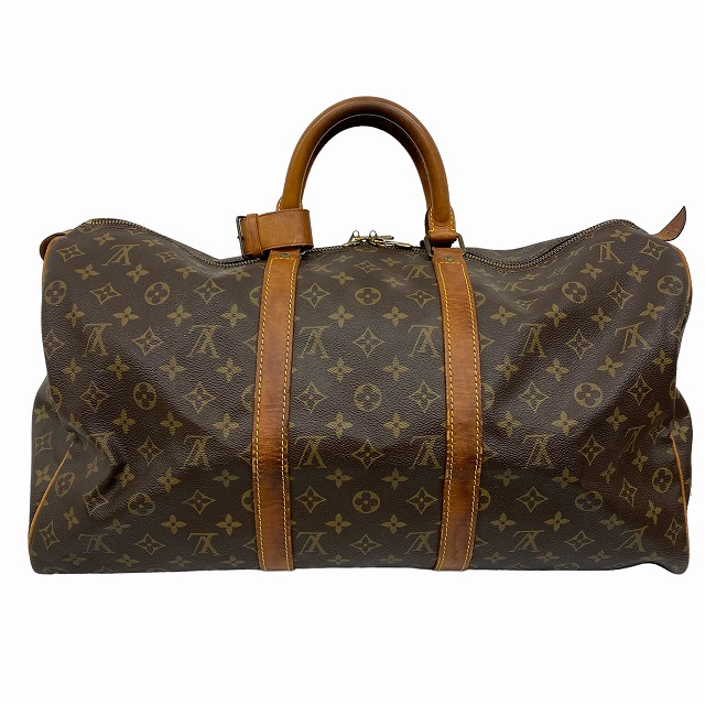 ルイヴィトン LOUIS VUITTON モノグラム キーポル50 ボストンバッグ