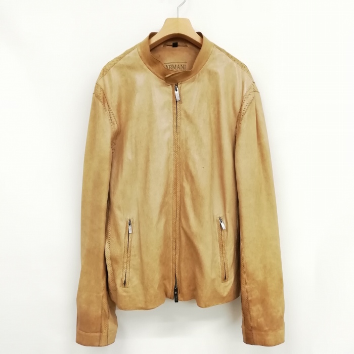 アルマーニ コレツィオーニ ARMANI COLLEZIONI ラム レザー シングル  