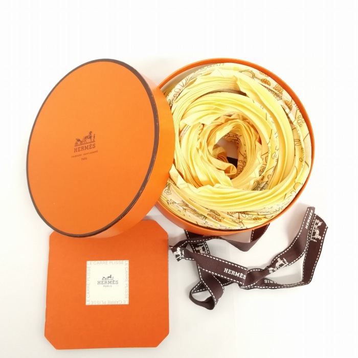 エルメス HERMES Chemins de Garrigue ガリッグの道 プリーツ カレ90 