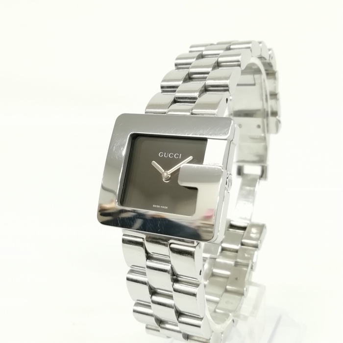 グッチ GUCCI 3600L クォーツ 腕時計 スクエア ブラック文字盤