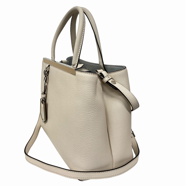 送料無料】FENDI しんどい プチトゥージュール 2wayレザー グリーン 