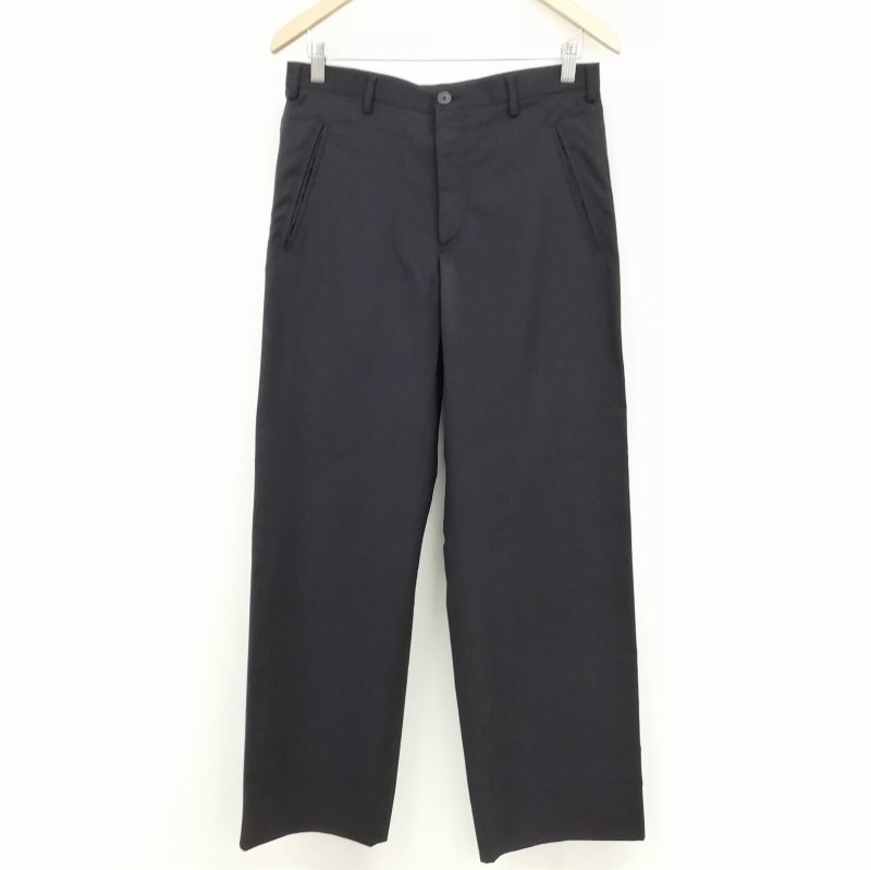 ジョルジオ アルマーニ GIORGIO ARMANI ワイドスラックス 濃紺 Giorgio