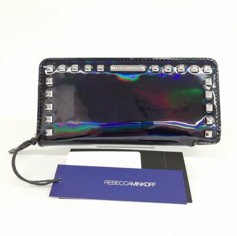 未使用品 レベッカミンコフ Rebecca Minkoff スタッズ ラウンド 