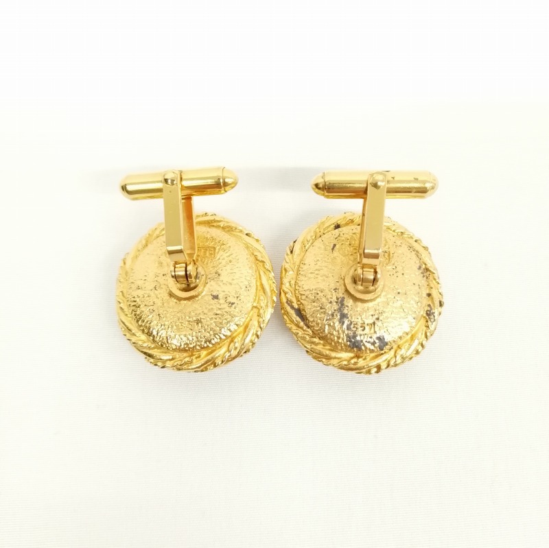 シャネル CHANEL ヴィンテージ カフス カフリンクス フェイクパール  