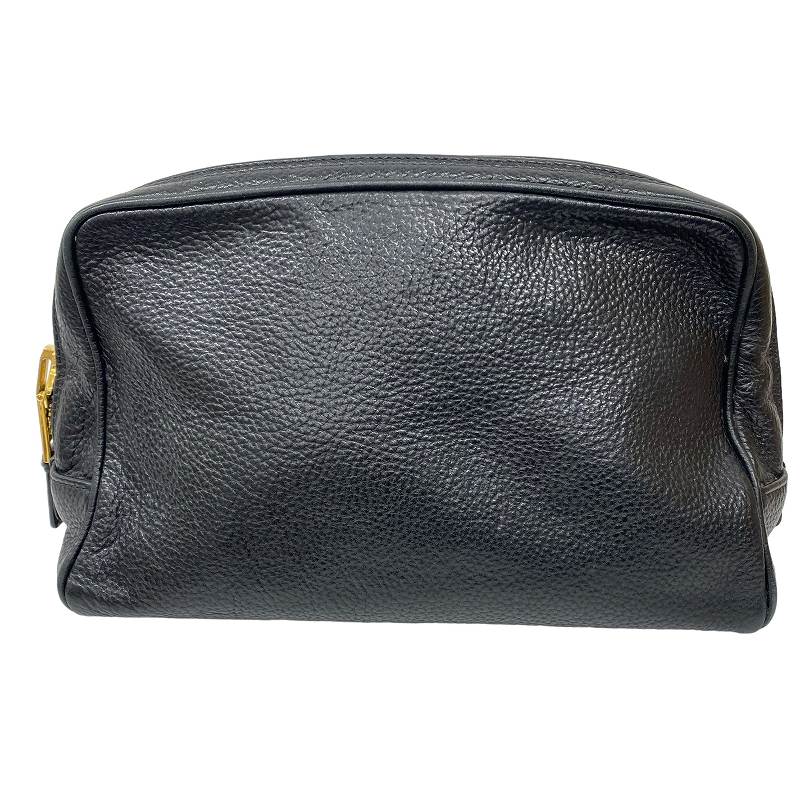 トムフォード TOM FORD クラッチバッグ ポーチ レザー ゴールドカラー  