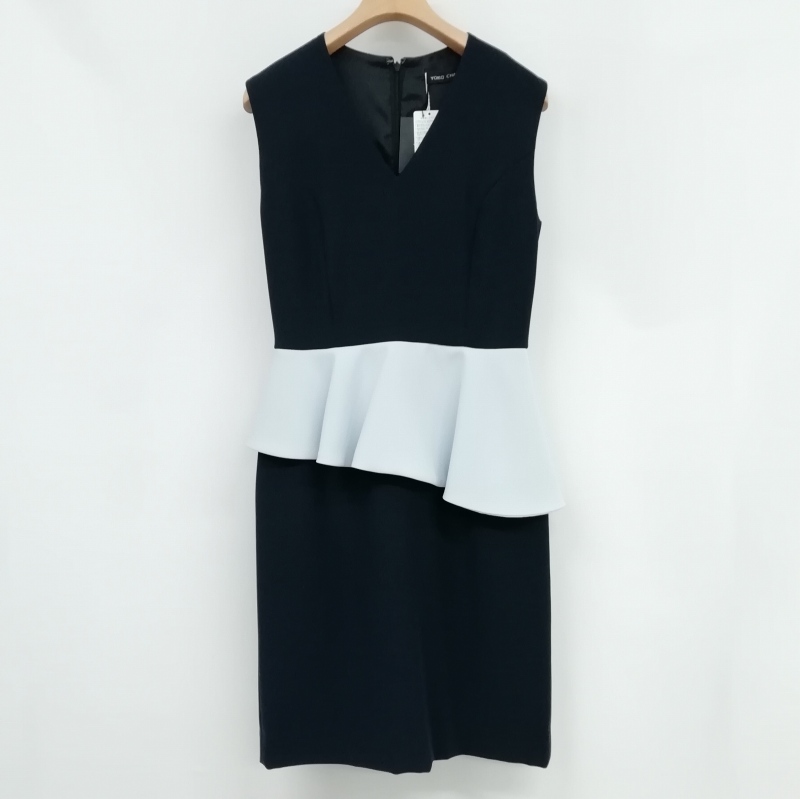 未使用品 ヨーコチャン YOKO CHAN YCD-518-355 ペプラム ワンピース  