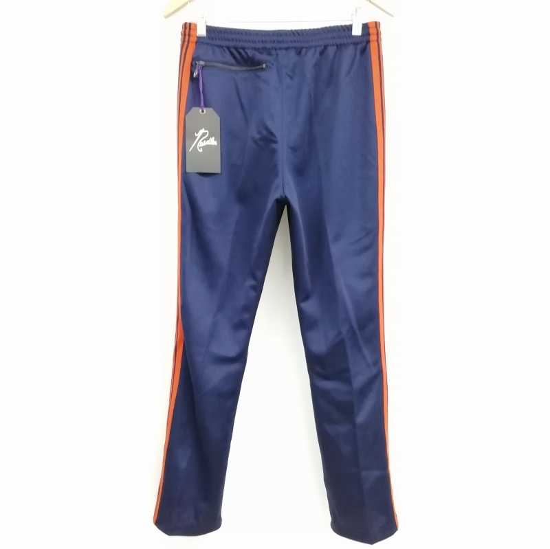新品未使用　needles トラックパンツ　ナロー　ネイビー　グレー XSサイズneedles トラックパンツナローネイビー