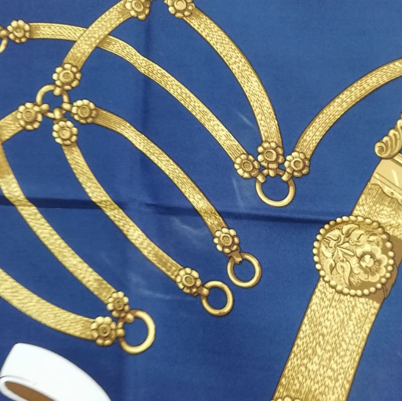 エルメス HERMES カレ90 GAUCHO PAR HERMES PARIS 装飾馬具 スカーフ 