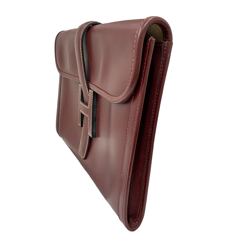 エルメス HERMES ジジェPM クラッチバッグ ボックスカーフ