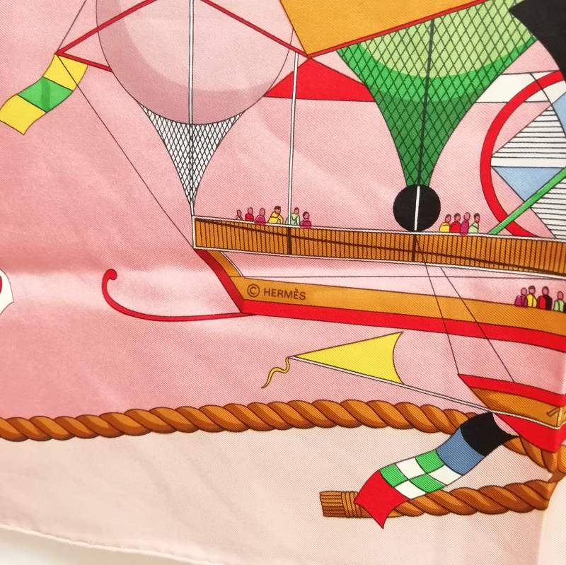 エルメス HERMES カレ90 LES FOLIES DU CIEL 大空の狂気 シルク