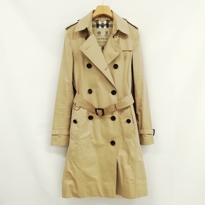 BURBERRY THE KENSINGTON LONG ベージュトレンチコート ロング