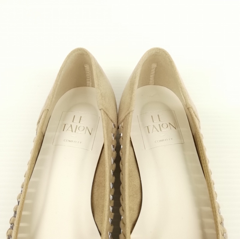 LE TALON」 フラットパンプス 22cm ゴールド レディース LE TALON（ル