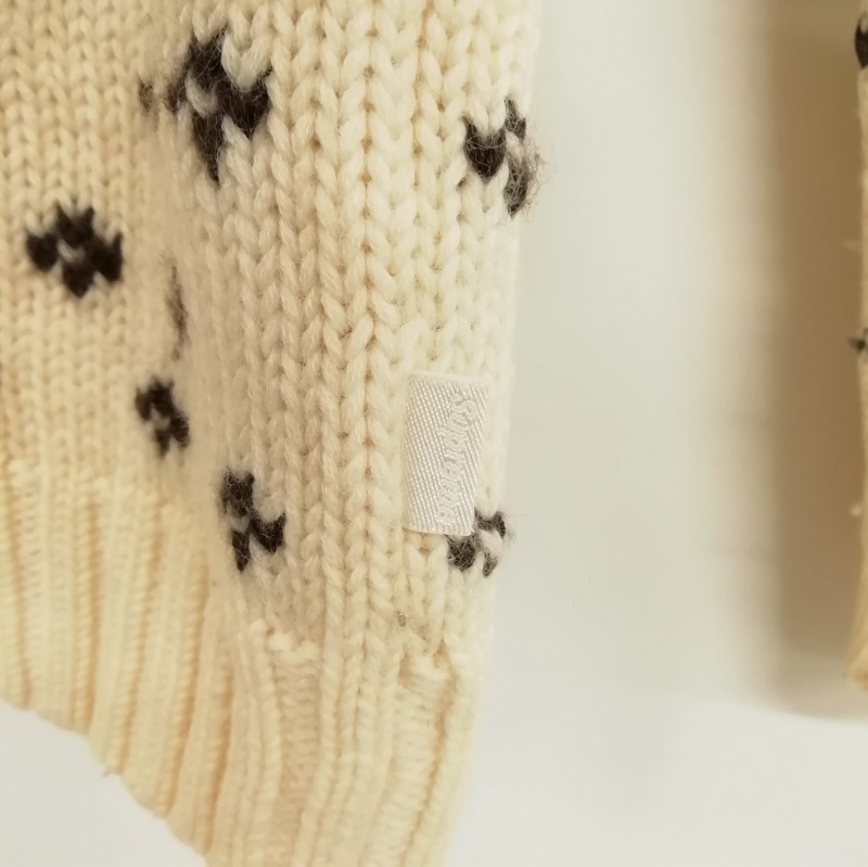 シュプリーム SUPREME ノルディック ライオン 柄 クルーネック プル