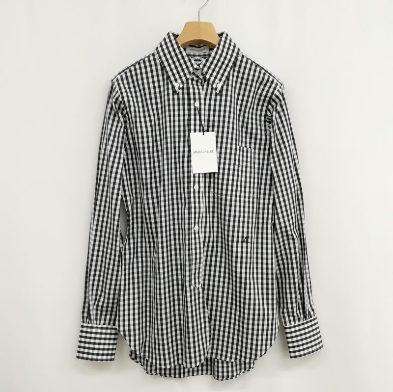 未使用品 マディソンブルー MADISONBLUE ギンガムチェック シャツ 