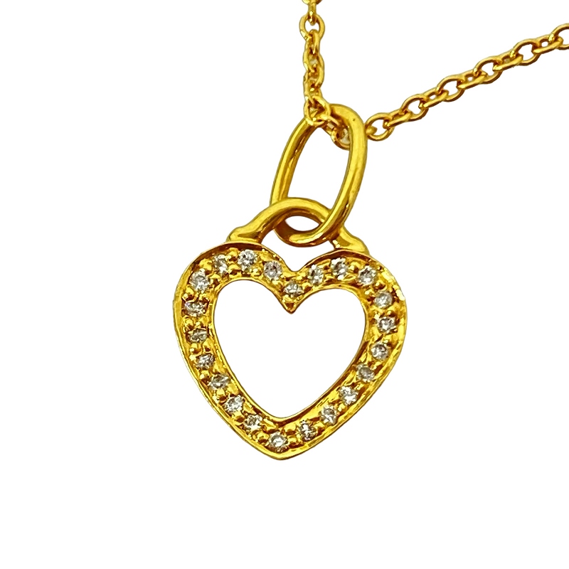 ティファニー TIFFANY & CO. センチメンタルハート ダイヤ ネックレス 