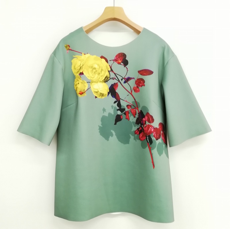 ドリスヴァンノッテン DRIES VAN NOTEN 美品 ボンディング フラワー 