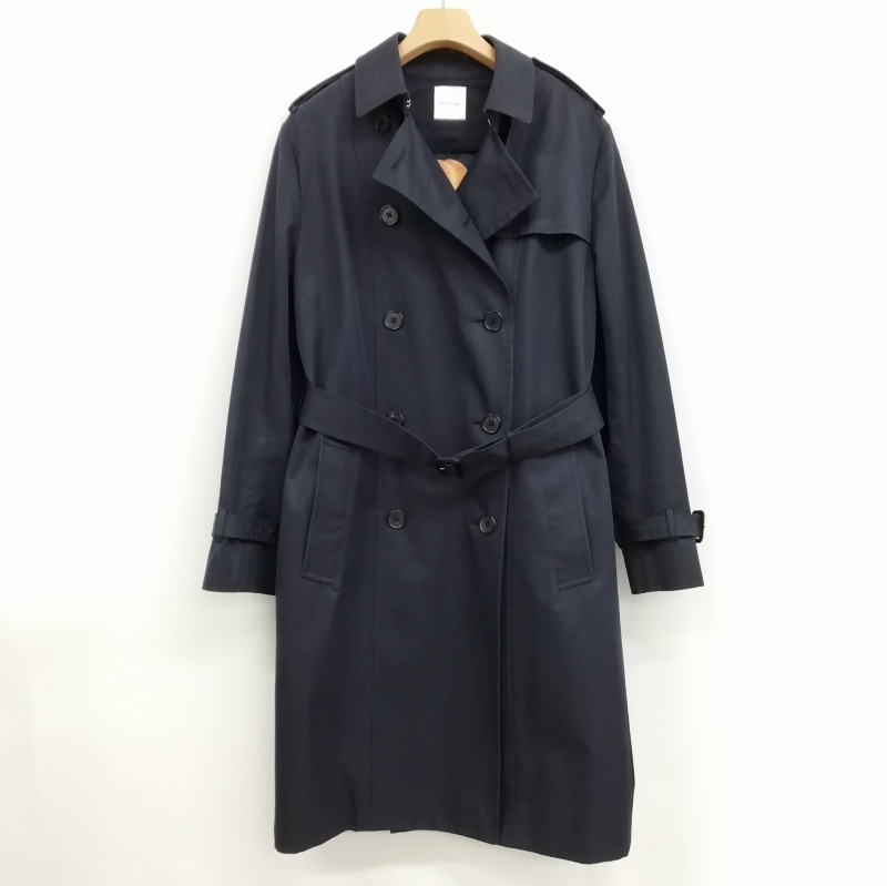 Paul smith ポールスミス　コート　トレンチコート　ステンカラーコート　BEAMS ビームス好き　L XL程度 コットンナイロン ダブル トレンチコート ｜ポール・スミス