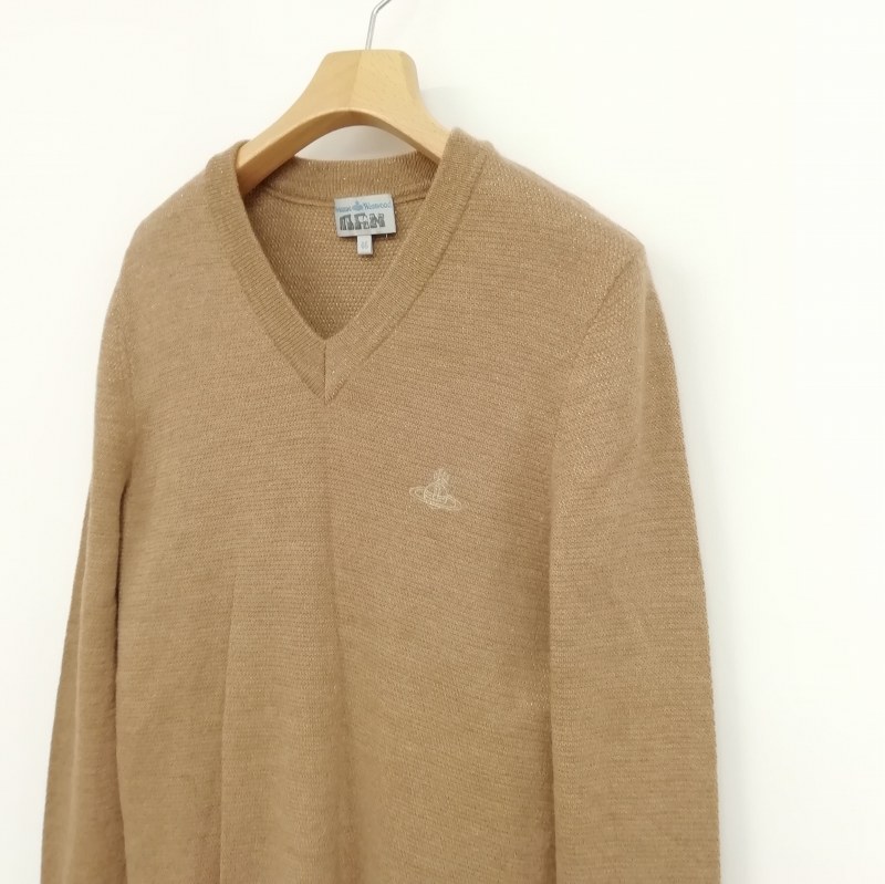 ヴィヴィアンウエストウッドマン Vivienne Westwood MAN Vネック プル 