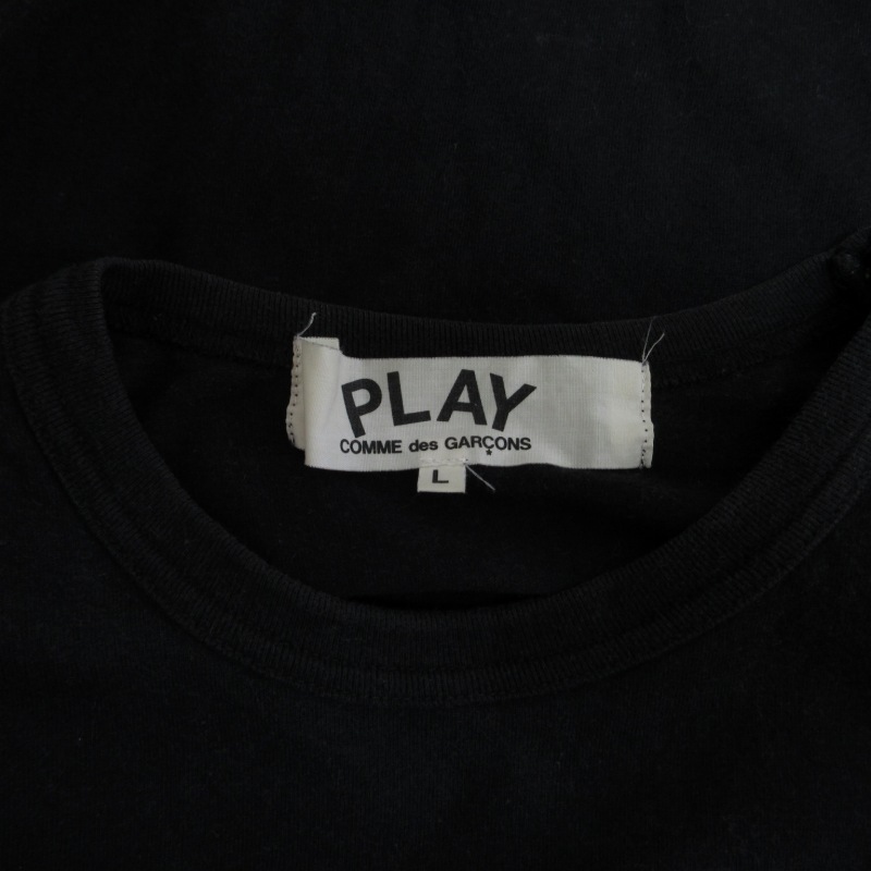楽天市場】PLAY CdG Tシャツ ブラック XLサイズ