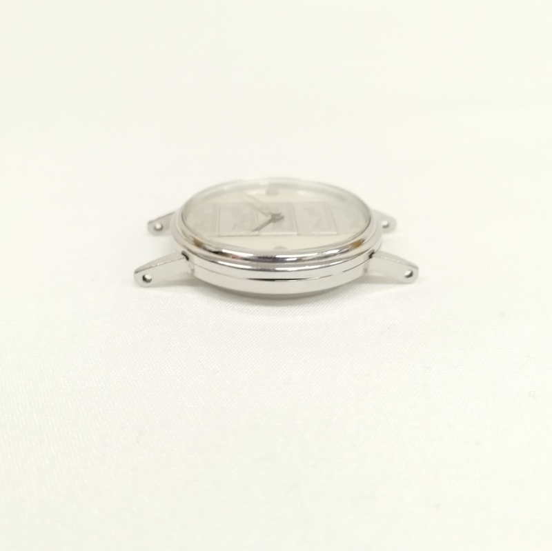 HERMES クォーツ腕時計 シルバー文字盤 エルメス HERMES メドール レディース クォーツ 時計 シルバー