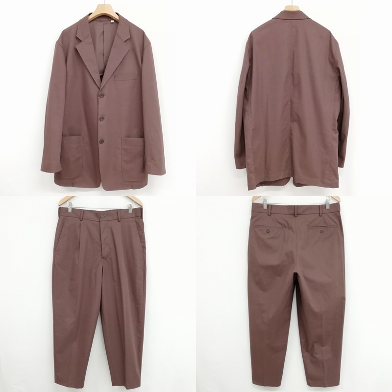 ユニクロ UNIQLO U 311-437147 / 321-437300 美品 スーツ セットアップ 