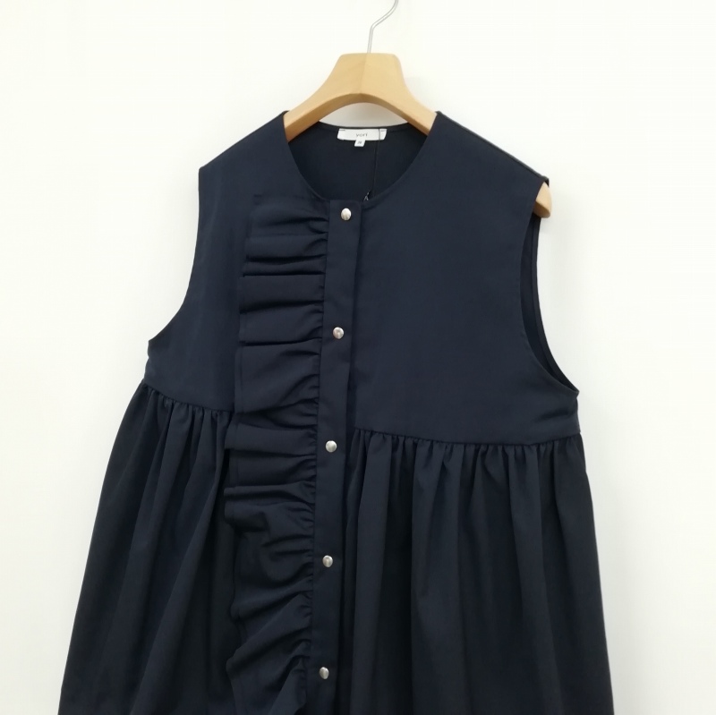 未使用品 ヨリ yori YR2221-050SM-3 ダブルフリルジレ ベスト