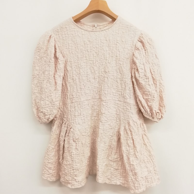 OHGA オーガ POWAN ポワン ブラウス 半袖 OHGA-1055 FREE ライトピンク 