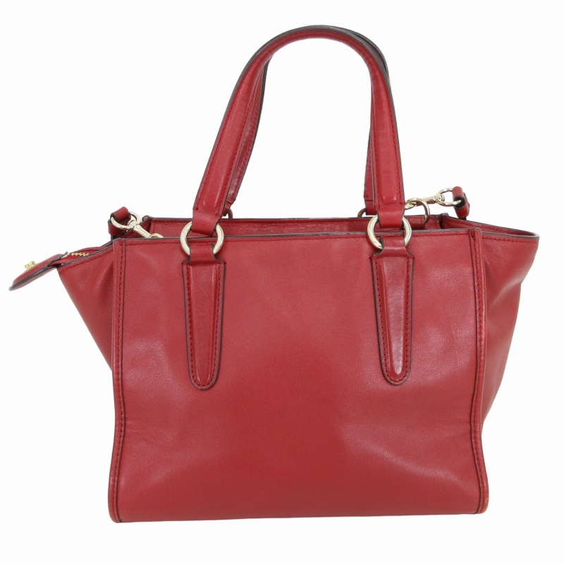 コーチ COACH ミニクロスビーキャリーオール 2WAY レザーハンドバッグ 