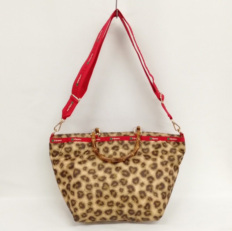 タグ付き新品 LeSportsac バンブートート レオパード トートバッグ 
