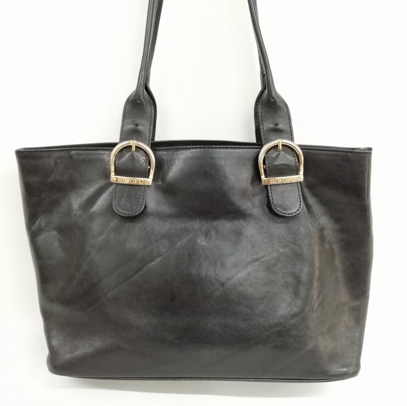ヒロフ　トートバッグ【本日限定　最終お値下げ】 最終価格！ヒロフ レザートートバッグ - メルカリ