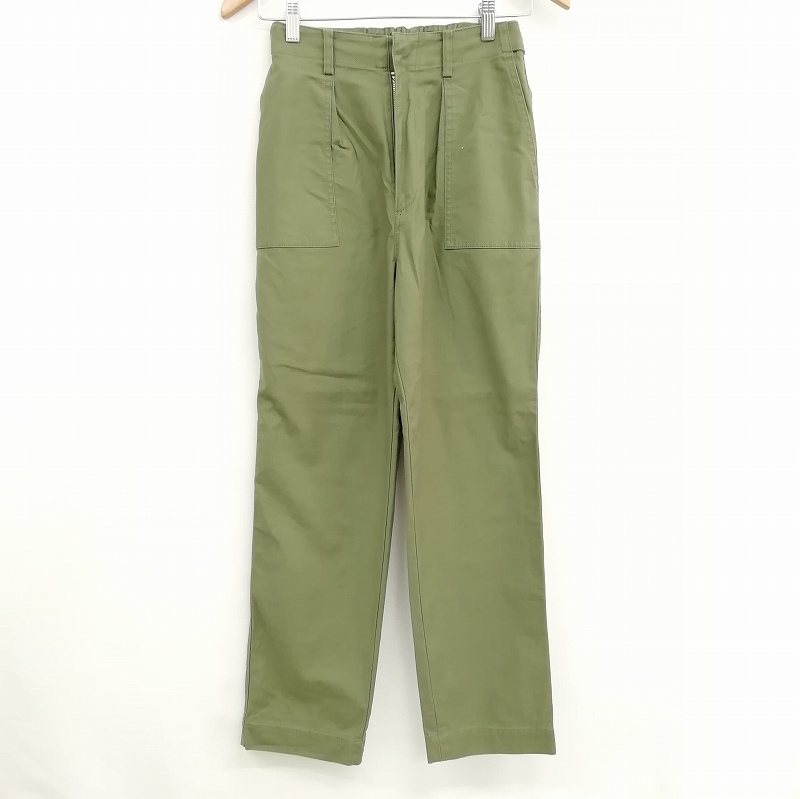 Spick & Span ワークパンツ 34 カーキ