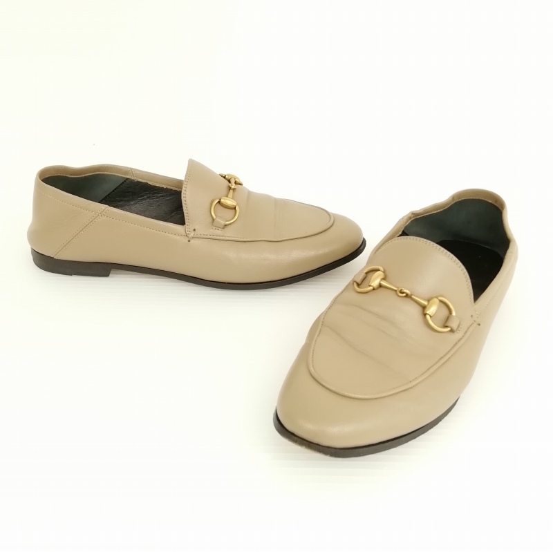 グッチ GUCCI 414998 ホースビット ローファー ミュール スリッパ 35
