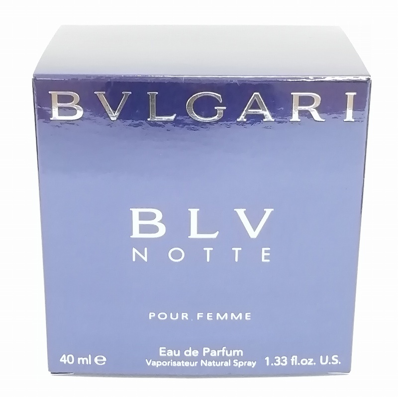 未使用品 ブルガリ BVLGARI BLV NOTTE POUR FEMME EDP 香水 ブルー 