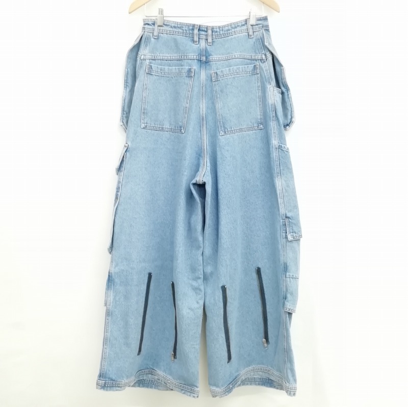 hed mayner ヘドメイナー 22AW マルチ ポケット ワイド カーゴ デニム