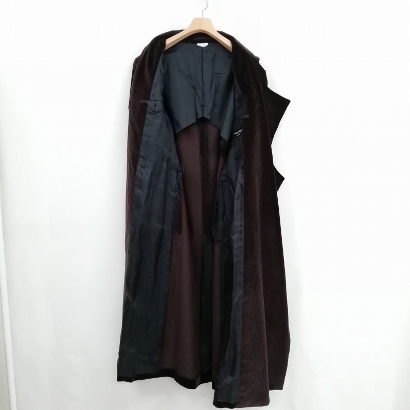 COMME DES GARÇONS コムデギャルソン コーデュロイ ロングコート