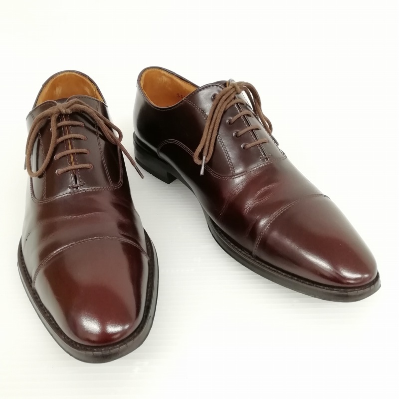 REGAL】 リーガル (24.5) レザー ストレートチップ ドレスシューズ