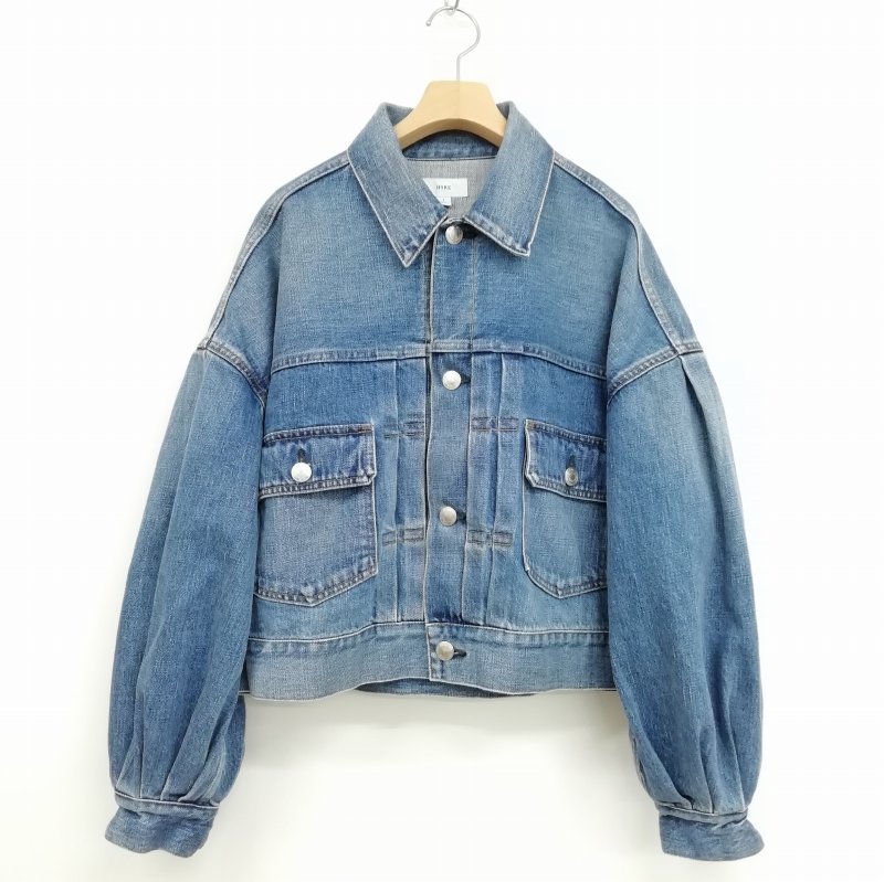 ハイク HYKE BALLOON SLEEVE DENIM JACKET TYPE2 バルーン スリーブ  