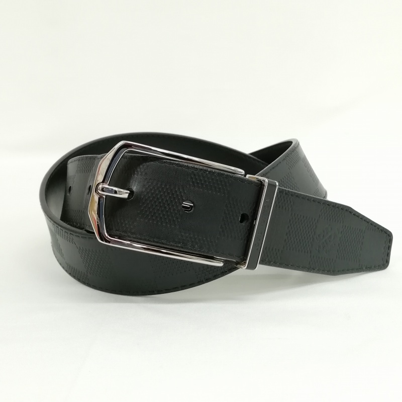 ルイ・ヴィトン ブラック ダミエ ベルト Louis Vuitton ルイヴィトン ベルト ダミエ ブラック 90/36