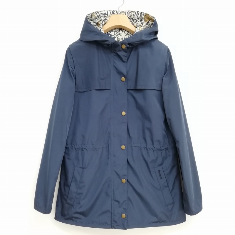 Barbourキッズ8/9M裏ボア付フーデットコート