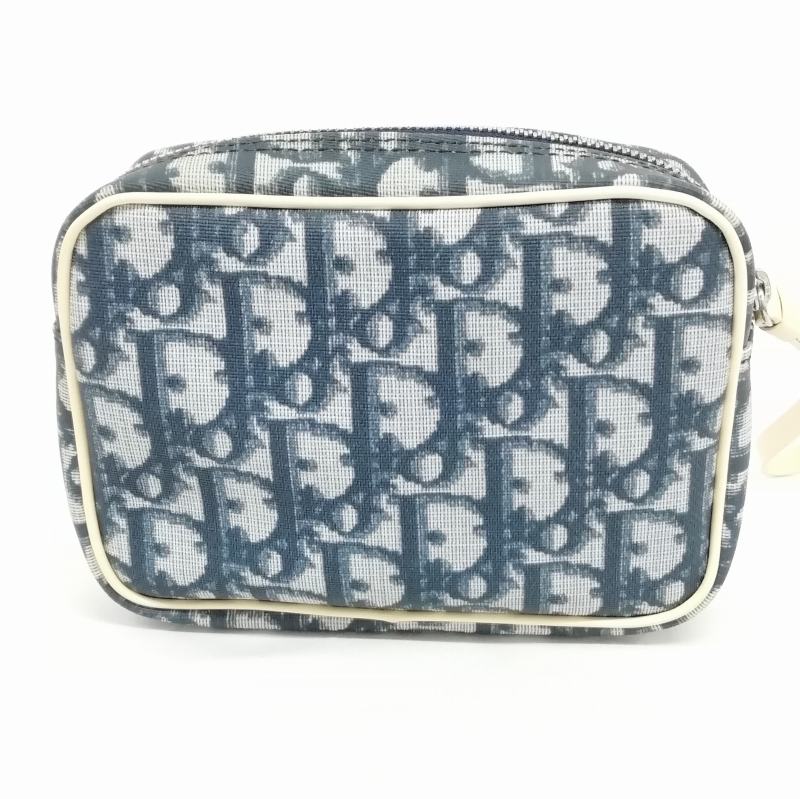 【大幅値下げ】【中古品】Dior ネイビー キャンバス ポーチ 大幅値下げ】【中古品】Dior ネイビー キャンバス ポーチ 中古・古着