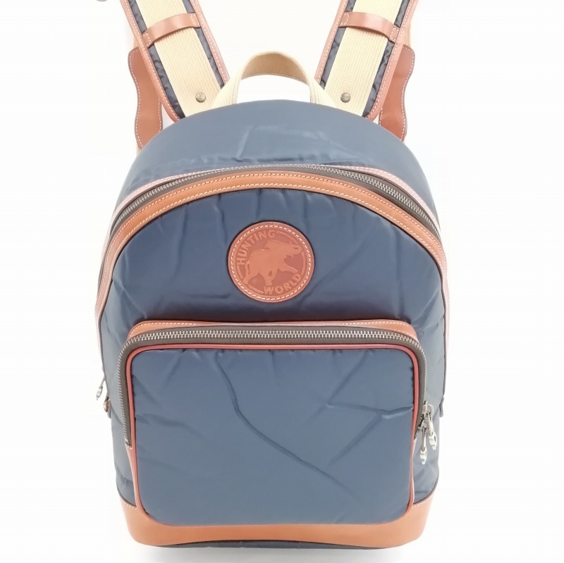 メンズ 良品 ハンティングワールド バチュークロス リュック バック