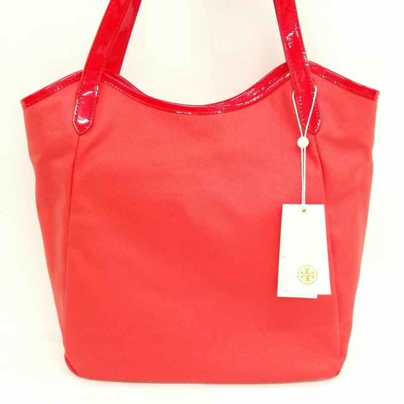 Tory burch トリーバーチ トートバッグ レッド 赤 未使用 新品
